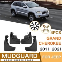 For Jeep Grand Cherokee 2011-2021 4Pcs / Set Car Auto Soft Plastic Splash Flaps Fender Guard thumbnail