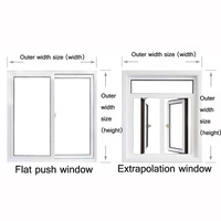 Double-layer Insulation Film for Indoor Windows - Windproof Warm Soundproof - 1.6x1.2 Size thumbnail