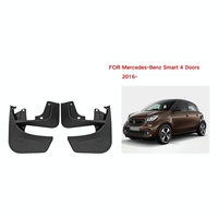 For Mercedes-Benz Smart 4-Door 2016-2021 4Pcs / Set Car Auto Soft Plastic Splash Flaps Fender Guard thumbnail