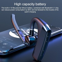 Wireless Bluetooth Earhook Earphones - Tws Chip - K5c 63120 thumbnail