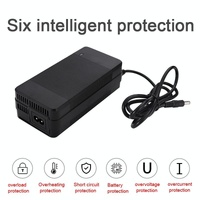 Electric Scooter Charger for 36v Lithium Battery - 42v 4a Fan Type thumbnail