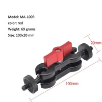 Yj Magic Arm Bracket Mount With 1 / 4 Inch Ball Head - Red thumbnail
