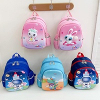 Blue Cartoon Astronaut Kids School Bag - Astronaut Blue thumbnail