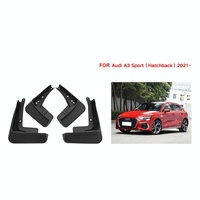 For Audi A3 Hatchback Sport 2021 4Pcs / Set Car Auto Soft Plastic Splash Flaps Fender Guard thumbnail