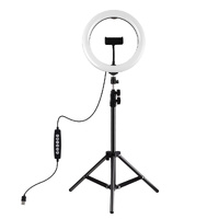 10.2 Rgbw Led Ring Light Kit with 1.1m Tripod & Phone Clamp thumbnail