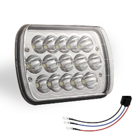 7 Inch 5X7 H4 15W Dc 9 - 30V 1500Lm Ip67 Car Truck Off - Road Vehicle Led Work Lights / Headlight With 15Leds Lamps thumbnail