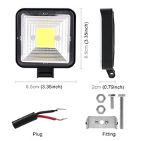 Car Square Work Light With Cob Lamp Beads thumbnail