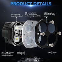 Car 3 Inch Continuous Two - Colour Spotlight 20W / 2000Lm / Dc9 - 30V thumbnail