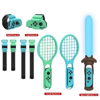 7-in-1 Sports Set for Nintendo Switch Lightsaber Leg Strap Tennis Racket Wrist Strap thumbnail