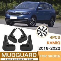 For Skoda Kamiq 2018-2022 4Pcs / Set Car Auto Soft Plastic Splash Flaps Fender Guard thumbnail