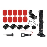Multi-joint Arm Mount Set for Cycling Helmets - Compatible with Dji Action Gopro and Other Action Cameras thumbnail