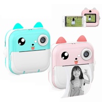 Instant Camera with Thermal Printer and Hd Video - Blue 16g - 32G Pink thumbnail