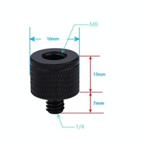 4-Piece A32 M8 To 1 / 4 Screw Adapter Set thumbnail