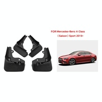 For Mercedes-Benz A-Class Sedan Sport 2019-2022 4Pcs / Set Car Auto Soft Plastic Splash Flaps Fender Guard thumbnail