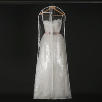Wedding Dress Storage Bag - Transparent Coat Protective Dust Cover thumbnail
