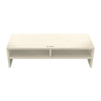 Wood Grain 2-tier Monitor Stand with Partition thumbnail