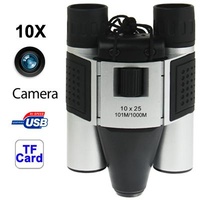 5-In-1 Binocular Camera With Video Digital Pc Cam And Tf Card Reader - 10X25Mm 101M / 1000M Field Of View - Compact Size thumbnail