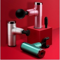 Electric Shock Muscle Massage Gun - Silver Pocket thumbnail