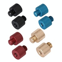 10-Piece 1 / 4 To 3 / 8 Screw Adapter - Red thumbnail