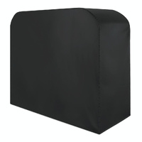 Waterproof 210d Oxford Cloth Bbq Grill Cover - Anti-uv Dust-proof Folding - Fits Gas Charcoal Electric - 145x61x117cm - Black thumbnail
