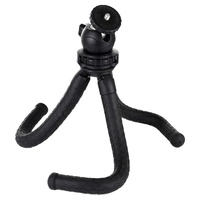 Flexible Mini Octopus Tripod with Ball Head for Slr Cameras Gopro and Cellphones - 30cmx5cm thumbnail