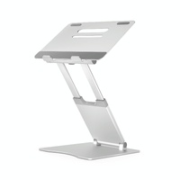 Foldable Aluminum Laptop Stand - Adjustable Height thumbnail