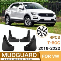 For Volkswagen T-Roc 2018-2022 4Pcs / Set Car Auto Soft Plastic Splash Flaps Fender Guard thumbnail