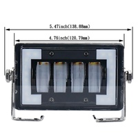 4.76 Inch 24W Dc 12 - 24V 1800Lm Ip67 Car Work Lights / Front Bumper Lights / Roof Lights With Holder thumbnail