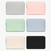 15 / 15.6 Inch Pink Pu Leather Laptop Bag thumbnail