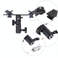 Dual Hot Shoe Flash Bracket - Compact And Versatile thumbnail
