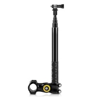 Handlebar Mount Camera Bracket with Monopod Stand for Bikes thumbnail