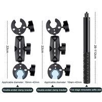 Selfie Stick with Handlebar Mount and Fixed Clamps thumbnail