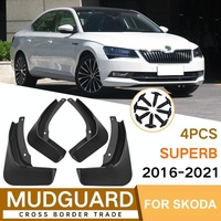 For Skoda Superb 2016-2021 4Pcs / Set Car Auto Soft Plastic Splash Flaps Fender Guard thumbnail
