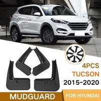 For Hyundai Tucson 2015-2020 4Pcs / Set Car Auto Soft Plastic Splash Flaps Fender Guard thumbnail