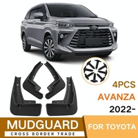 For Toyota Avanza 2022 4Pcs / Set Car Auto Soft Plastic Splash Flaps Fender Guard thumbnail