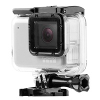 Waterproof Touch Back Cover for Gopro Hero7 - White / Silver thumbnail