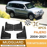 For Mitsubishi Pajero 2004-2021 4Pcs / Set Car Auto Soft Plastic Splash Flaps Fender Guard thumbnail