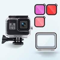Waterproof Case for Gopro Hero8 with Touch Back Cover and Lens Filter - 45m thumbnail