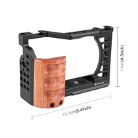 Sony Zv-E1 Camera Cage Stabilizer With Wood Handle thumbnail