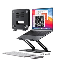 Double-layer Aluminum Alloy Folding Stand for Notebooks and Tablets thumbnail