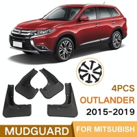 For Mitsubishi Outlander 2015-2019 4Pcs / Set Car Auto Soft Plastic Splash Flaps Fender Guard thumbnail