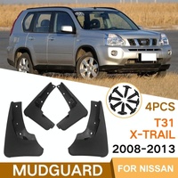 For Nissan X-Trail T31 2008-2013 4Pcs / Set Car Auto Soft Plastic Splash Flaps Fender Guard thumbnail