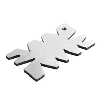 Thread Cutting Angle Gauge - Stainless Steel Measuring Tool thumbnail