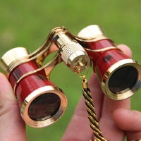 Gold Plated Classical Mirror Telescope - 3x25 Belt thumbnail