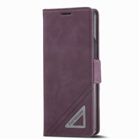 Leather Dual Side Buckle Phone Cover for Samsung Galaxy z Fold 4 - Black thumbnail
