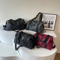 Travel-ready Waterproof Sports Bag for Fitness - Black thumbnail