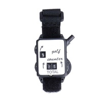 Black Portable Golf Watch with Manual Counter thumbnail