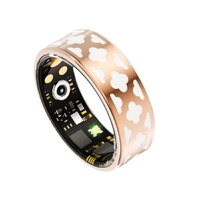Smart Ring With Heart Rate Blood Oxygen Sleep Monitoring - Multiple Sports Modes - Rose Gold - Size 13 thumbnail