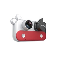 Mini Cartoon Digital Camera for Kids with Wifi - Red thumbnail