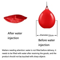 Household Hanging Water Ball For Boxing And Venting - Red thumbnail
